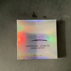 Aesthetica Starlite Highlighter - Metallic Shimmer Highlighting Makeup Powder